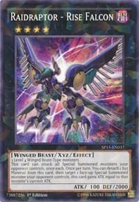 Raidraptor - Rise Falcon (Shatterfoil) - Star Pack ARC-V - YuGiOh card