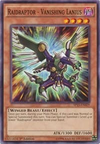 Raidraptor - Vanishing Lanius - Star Pack ARC-V - YuGiOh card