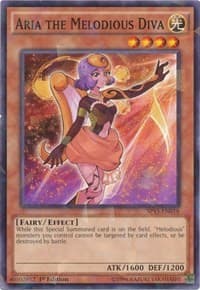 Aria the Melodious Diva (Shatterfoil) - Star Pack ARC-V - YuGiOh card