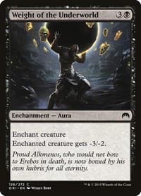 Weight of the Underworld - Magic Origins - Magic: The Gathering card