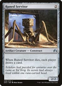 Runed Servitor - Magic Origins - Magic: The Gathering card