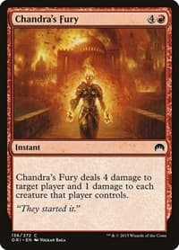 Chandra's Fury - Magic Origins - Magic: The Gathering card