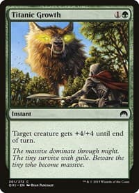 Titanic Growth - Magic Origins - Magic: The Gathering card