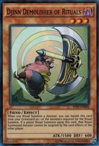 Djinn Demolisher of Rituals - Astral Pack 7 - YuGiOh card