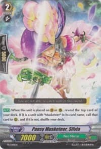 Pansy Musketeer, Silvia - Promo Cards - Cardfight Vanguard card