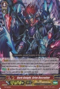 Dark Knight, Grim Recruiter - Promo Cards - Cardfight Vanguard card