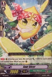 Sour Slicer - Promo Cards - Cardfight Vanguard card