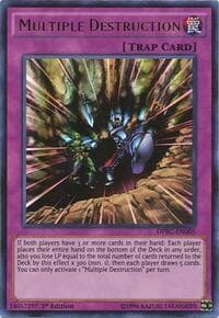 Multiple Destruction - Duelist Pack: Battle City - YuGiOh card